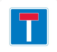 Dead end straight ahead