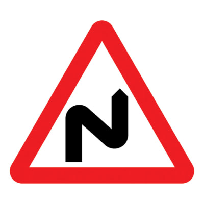  Double dangerous bend first to the right 