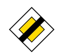 End of priority road