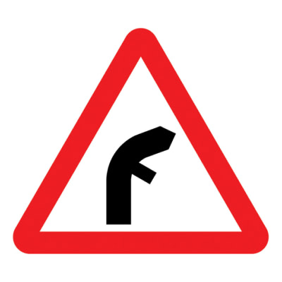 Junction on bend 