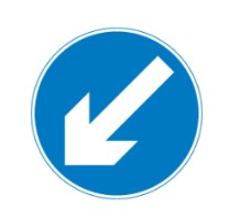 Keep left