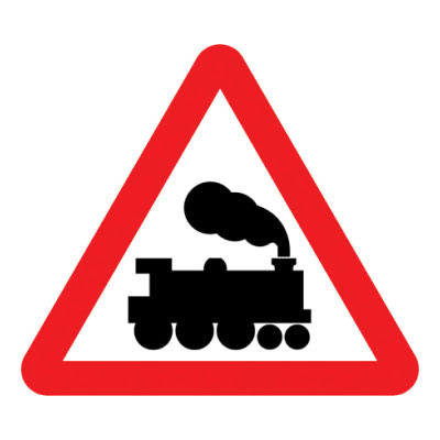  Level crossing without barriers 