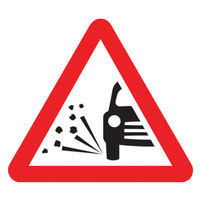  Loose road surface 