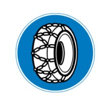 Mandatory snow chains