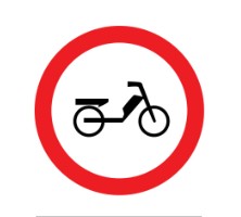  No entry for mopeds 