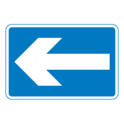 One way street.