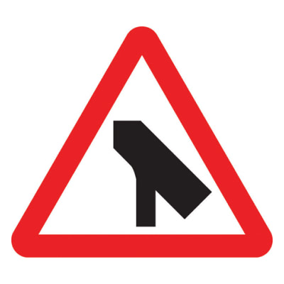  Traffic merges onto main carriageway 