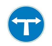 Turn left or right ahead